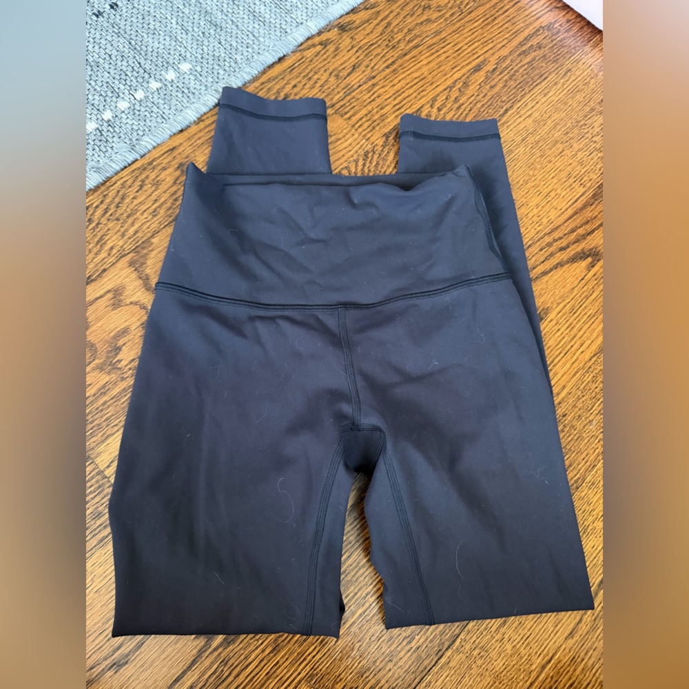 lululemon athletica Black High-Rise Leggings with Cuffed Ankles